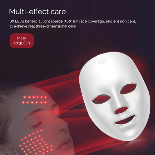 Velmora™ Wireless 7-Color LED Light Therapy Face Mask