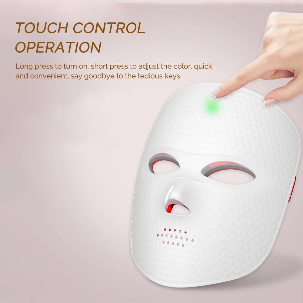 Velmora™ Wireless 7-Color LED Light Therapy Face Mask
