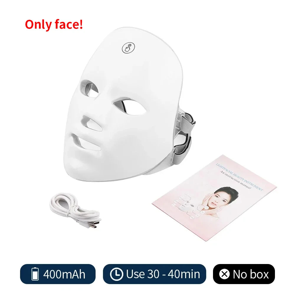 Velmora™ Wireless 7-Color LED Light Therapy Face Mask
