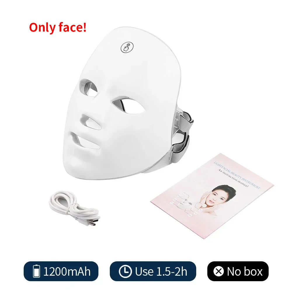 Velmora™ Wireless 7-Color LED Light Therapy Face Mask