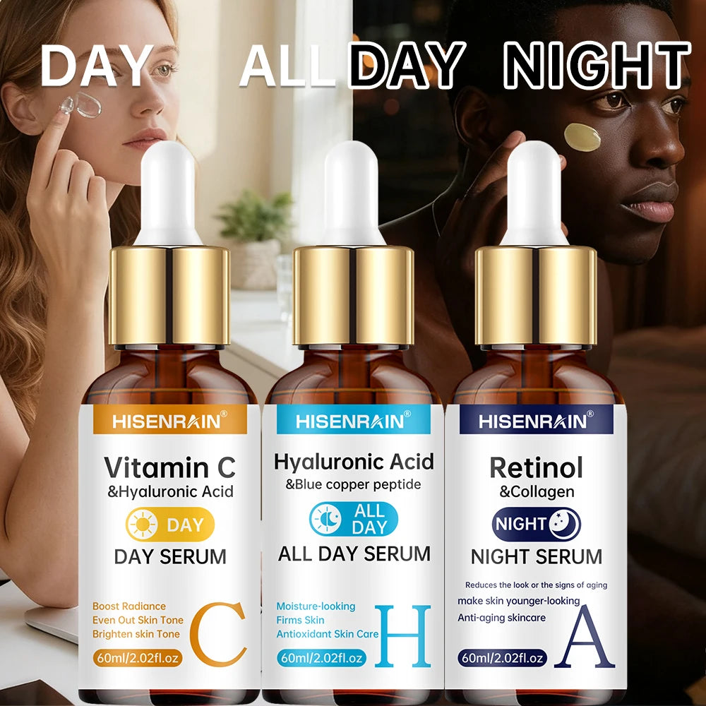 Vitamin C + Retinol + Hyaluronic Acid Serum Duo