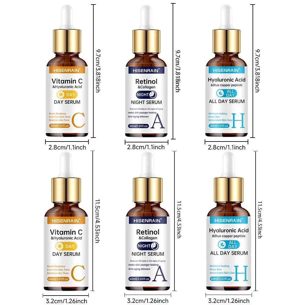 Vitamin C + Retinol + Hyaluronic Acid Serum Duo