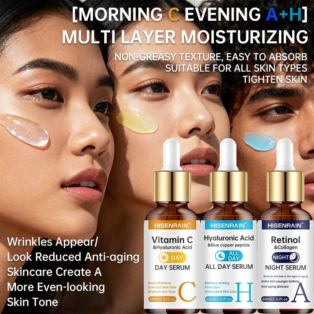 Vitamin C + Retinol + Hyaluronic Acid Serum Duo